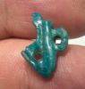Picture of ANCIENT EGYPT, AMARNA FAIENCE AMULET OF A VULTURE . 1334 – 1325 BC .     1334 – 1325 BC . TIME OF KING TUTANKHAMUN