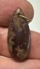 Picture of  ANCIENT EGYPT. NEW KINGDOM TEAR DROP CARNELIAN AMULET / BEAD WITH ORIGINAL GOLD SUSPENSION LOOP . 1400 - 1200 B.C  NEW KINGDOM