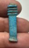 Picture of ANCIENT EGYPT. LATE NEW KINGDOM FAIENCE AMULET OF A DJED PILLAR. 13TH - 12TH CENTURY  BC .   