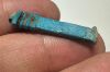Picture of ANCIENT EGYPT. LATE NEW KINGDOM FAIENCE AMULET OF A DJED PILLAR. 13TH - 12TH CENTURY  BC .   