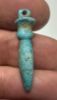 Picture of ANCIENT EGYPT. LATE NEW KINGDOM FAIENCE PAPYRUS SCEPTRE AMULET . 13TH - 12TH CENTURY  BC .   