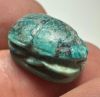 Picture of ANCIENT EGYPT.  NEW KINGDOM GLAZED STONE SCARAB. 1400 - 1200 B.C 