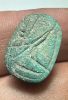 Picture of ANCIENT EGYPT.  NEW KINGDOM GLAZED STONE SCARAB. 1400 - 1200 B.C 