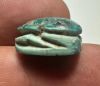 Picture of ANCIENT EGYPT.  NEW KINGDOM GLAZED STONE SCARAB. 1400 - 1200 B.C 