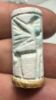 Picture of  ANCIENT NEO-ASSYRIAN FAIENCE CYLENDER SEAL WITH THE ORIGINAL GOLD CAP. 700 - 650 B.C