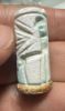 Picture of  ANCIENT NEO-ASSYRIAN FAIENCE CYLENDER SEAL WITH THE ORIGINAL GOLD CAP. 700 - 650 B.C