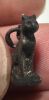 Picture of ANCIENT EGYPT. NEW KINGDOM ELECTRUM / SILVER CAT AMULET. 1250 B.C 
