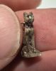 Picture of ANCIENT EGYPT. NEW KINGDOM ELECTRUM / SILVER CAT AMULET. 1250 B.C 