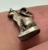 Picture of ANCIENT EGYPT. NEW KINGDOM ELECTRUM / SILVER CAT AMULET. 1250 B.C 