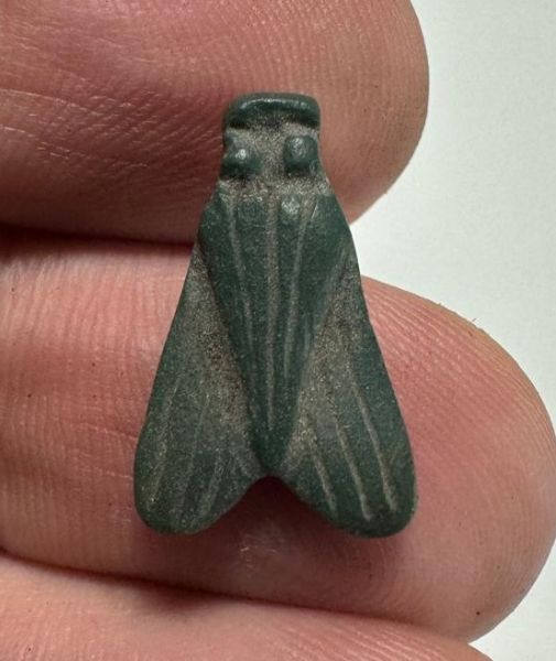 Picture of ANCIENT EGYPT, NEW KINGDOM STONE FLY AMULET. 1400 B.C