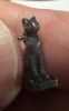 Picture of ANCIENT EGYPT. NEW KINGDOM ELECTRUM / SILVER CAT AMULET. 1250 B.C 