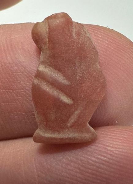 Picture of ANCIENT EGYPT. NEW KINGDOM  STONE  AMULET OF A PRINCE?. 1400 - 1200 B.C
