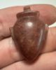 Picture of LARGE SIZE: ANCIENT EGYPT, NEW KINGDOM AGATE STONE HEART AMULET. 1400 - 1200 B.C