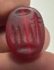 Picture of ANCIENT EGYPT, NEW KINGDOM GLASS SCARAB. HATHOR. 1400 - 1200 B.C