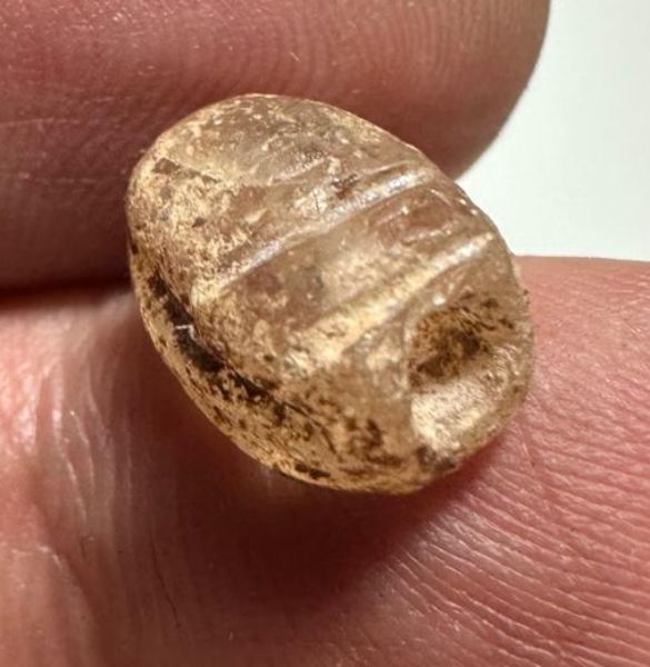 Picture of ANCIENT EGYPT, NEW KINGDOM ROCK CRYSTAL STONE SCARAB  1400 - 1200 B.C