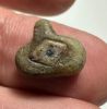 Picture of ANCIENT EGYPT. ROMAN EGYPT. GLASS PENDANT. 100 - 200 A.D