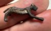 Picture of ANCIENT EGYPT. NEW KINGDOM SOLID SILVER PANTHER  AMULET. 1250 B.C 