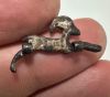 Picture of ANCIENT EGYPT , NEW KINGDOM SILVER IBEX AMULET.  1250 B.C