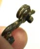 Picture of ANCIENT EGYPT , NEW KINGDOM SILVER IBEX AMULET.  1250 B.C