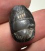 Picture of ANCIENT EGYPT, NEW KINGDOM BANDED AGATE STONE SCARAB.  1400 - 1200 B.C