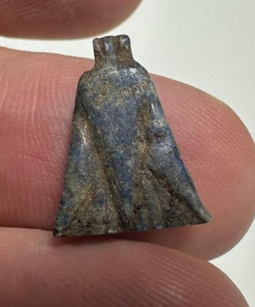 Picture of  ANCIENT EGYPT. NEW KINGDOM LAPIS LAZULI LOTUS FLOWER. 1250 B.C