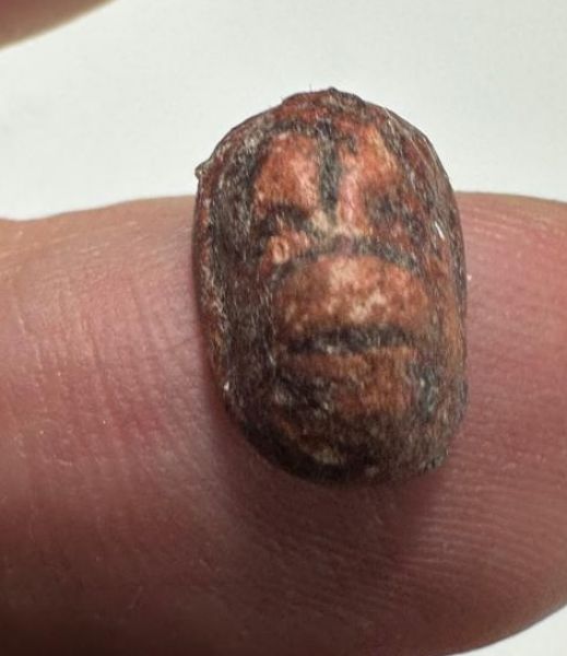 Picture of ANCIENT EGYPT, NEW KINGDOM. FAIENCE SCARAB 1400 B.C