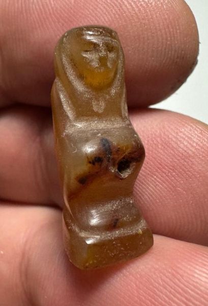 Picture of ANCIENT EGYPT, NEW KINGDOM STONE AMULET. 1400 - 1200 B.C