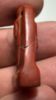 Picture of ANCIENT EGYPT, NEW KINGDOM RED JASPER . MALE STANDING  AMULET. 1400 - 1200 B.C
