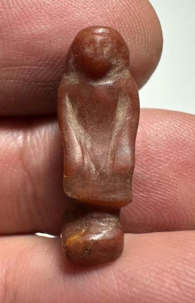Picture of ANCIENT EGYPT, NEW KINGDOM STONE MALE STANDING  AMULET. 1400 - 1200 B.C