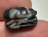 Picture of ANCIENT EGYPT, NEW KINGDOM BANDED AGATE STONE SCARAB.  1400 - 1200 B.C.  KING'S THUTMOSES III'S NAME