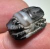 Picture of ANCIENT EGYPT, NEW KINGDOM BANDED AGATE STONE SCARAB.  1400 - 1200 B.C.  KING'S THUTMOSES III'S NAME