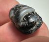 Picture of ANCIENT EGYPT, NEW KINGDOM BANDED AGATE STONE SCARAB.  1400 - 1200 B.C.  KING'S THUTMOSES III'S NAME