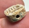 Picture of ANCIENT EGYPT, NEW KINGDOM STEATITE STONE SCARABOID.  1400 - 1200 B.C.  KING'S THUTMOSES III'S NAME