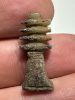 Picture of ANCIENT EGYPT. LAPIS LAZULI DJED PILLAR AMULET . NEW KINGDOM. 1250 B.C
