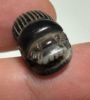 Picture of ANCIENT EGYPT, NEW KINGDOM BANDED AGATE STONE SCARAB.  1400 - 1200 B.C.  QUEEN HATSHEPSUT'S NAME