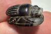 Picture of ANCIENT EGYPT, NEW KINGDOM BANDED AGATE STONE SCARAB.  1400 - 1200 B.C.  QUEEN HATSHEPSUT'S NAME