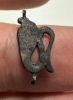 Picture of ANCIENT EGYPT. NEW KINGDOM SOLID SILVER COBRA  AMULET. 1250 B.C 