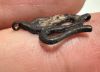Picture of ANCIENT EGYPT. NEW KINGDOM SOLID SILVER COBRA  AMULET. 1250 B.C 