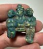 Picture of ANCIENT EGYPT. GRECO-ROMAN POLYCHROME FAINECE TRIAD AMULET. 300 B.C - 100 A.D