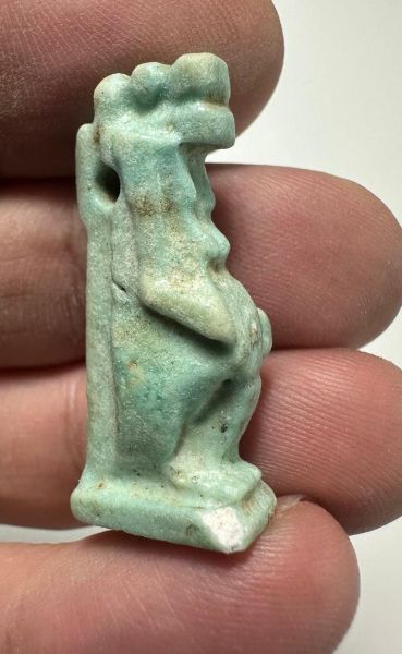 Picture of ANCIENT EGYPT - FAIENCE TAWERET AMULET . 600 - 300 B.C