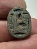 Picture of   Ancient Egypt. New Kingdom. 1400 - 1200 B.C EGYPTIAN BLUE (FAIENCE) Scarab