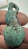 Picture of   HOLY LAND. ROMAN  BRONZE BUST. AS FOUND. 200 - 300 A.D.