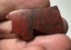 Picture of ANCIENT EGYPT. RED JASPER  EYE OF HORUS AMULET. 1250 B.C  NEW KINGDOM
