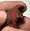 Picture of ANCIENT EGYPT. RED JASPER  EYE OF HORUS AMULET. 1250 B.C  NEW KINGDOM