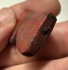 Picture of ANCIENT EGYPT. RED JASPER  EYE OF HORUS AMULET. 1250 B.C  NEW KINGDOM