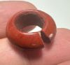 Picture of ANCIENT EGYPT, 18TH DYNASTY, RED JASPER HAIR RING. 1400 B.C