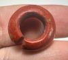 Picture of ANCIENT EGYPT, 18TH DYNASTY, RED JASPER HAIR RING. 1400 B.C
