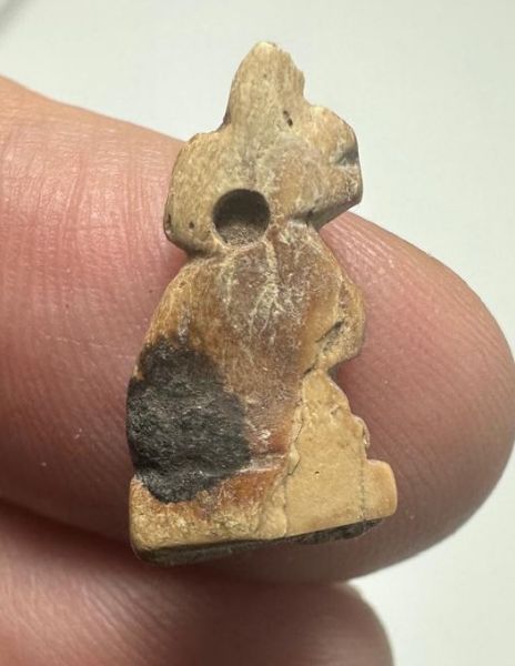 Picture of ANCIENT EGYPT. BONE AMULET OF A CAT . 600 - 300 B.C