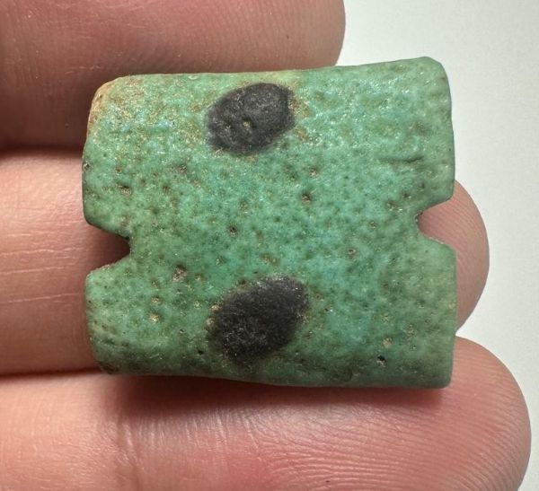 Picture of ANCIENT EGYPT. FAIENCE  EYE OF HORUS AMULET. 600 - 300 B.C