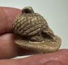 Picture of ANCIENT EGYPT.  STONE AMULET OF A  HEDGEHOG. 600 - 300 B.C